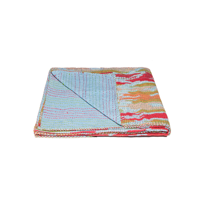 Taj Hotel Home Decor Kantha Cotton Throw | 1-Piece | 50"x70" | 10 Image 9