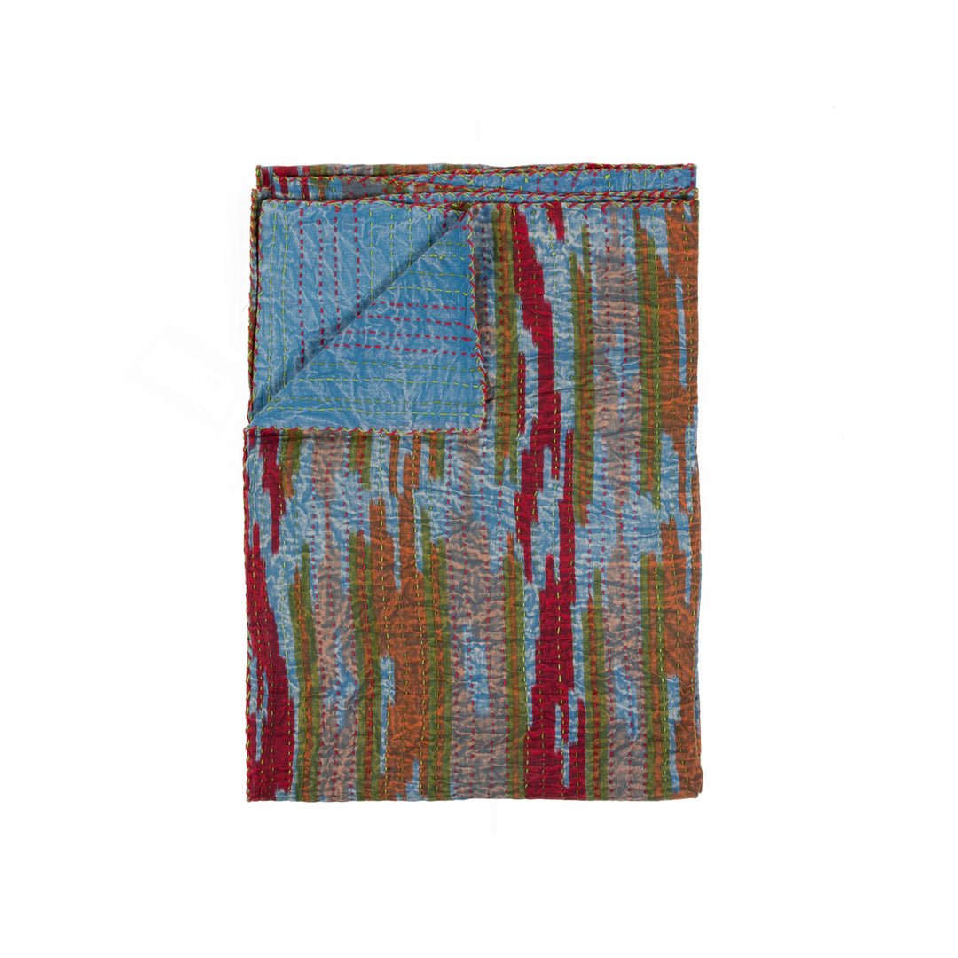 Taj Hotel Home Decor Kantha Cotton Throw | 1-Piece | 50"x70" | 10 Image 10