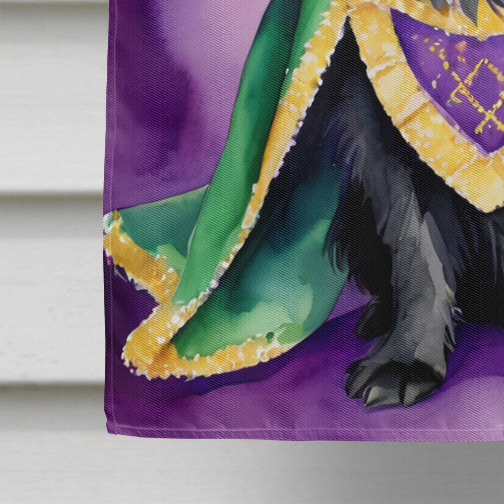 Affenpinscher King of Mardi Gras House Flag Image 4