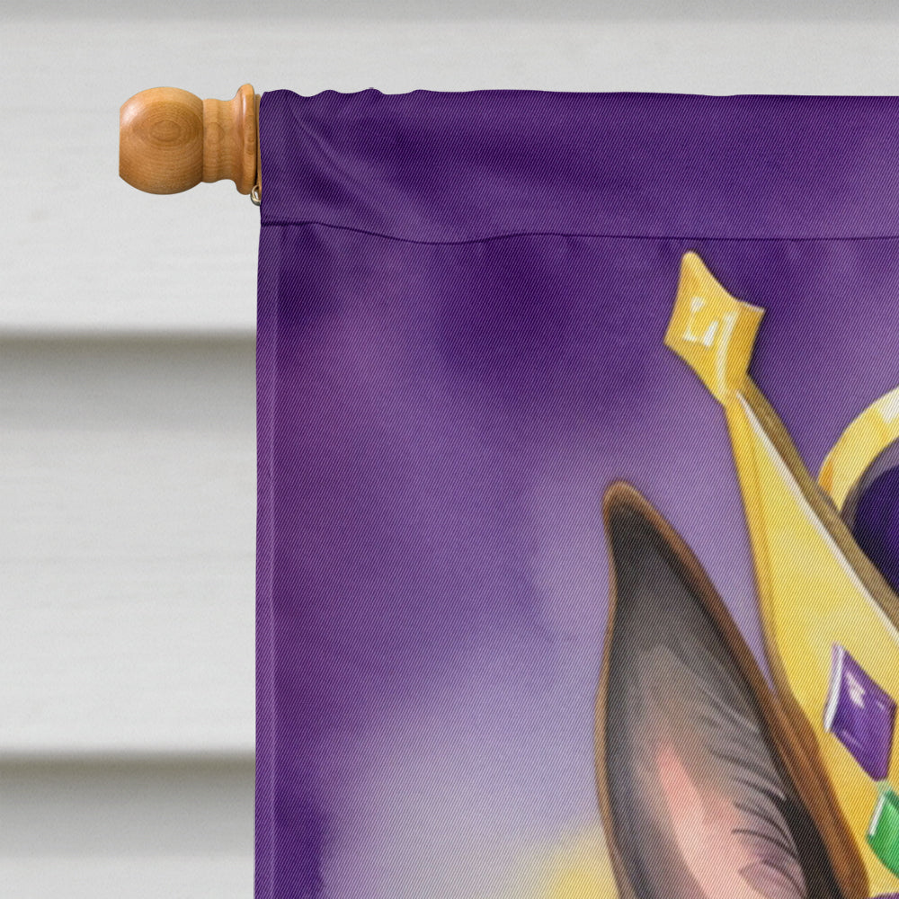 Belgian Malinois King of Mardi Gras House Flag Image 3