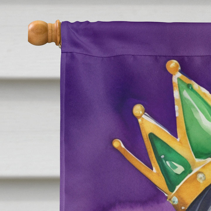 Bluetick Coonhound King of Mardi Gras House Flag Image 3