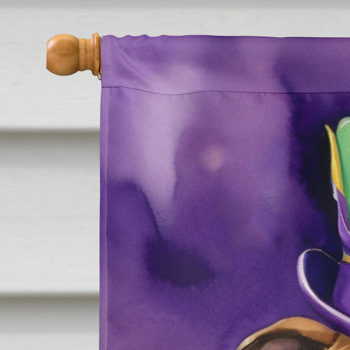 Boxer King of Mardi Gras House Flag Image 3