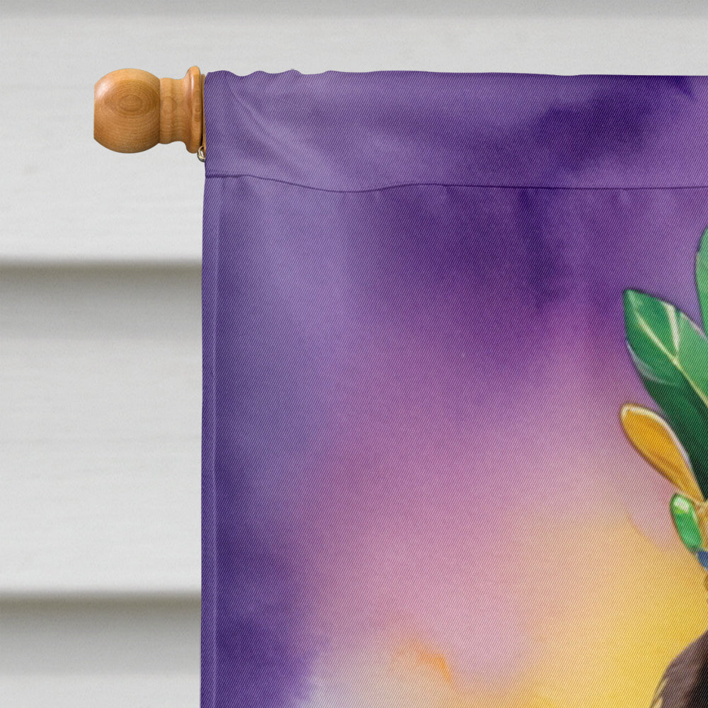 Boykin Spaniel King of Mardi Gras House Flag Image 3