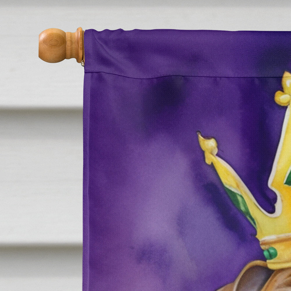 Boxer King of Mardi Gras House Flag Image 3