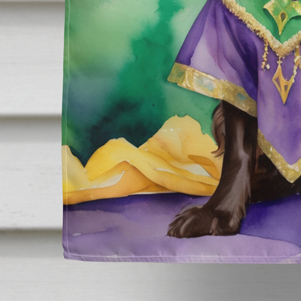 Boykin Spaniel King of Mardi Gras House Flag Image 4