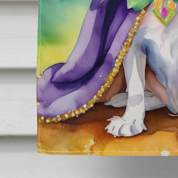 Cavalier Spaniel King of Mardi Gras House Flag Image 4