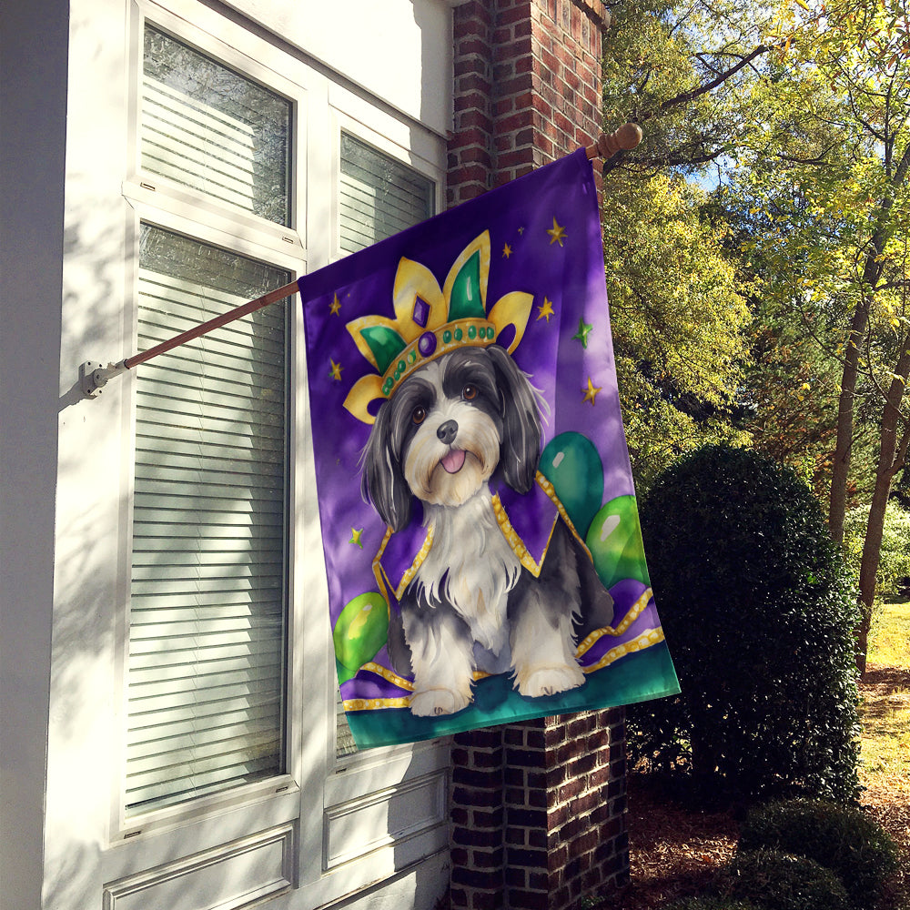 Havanese King of Mardi Gras House Flag Image 2