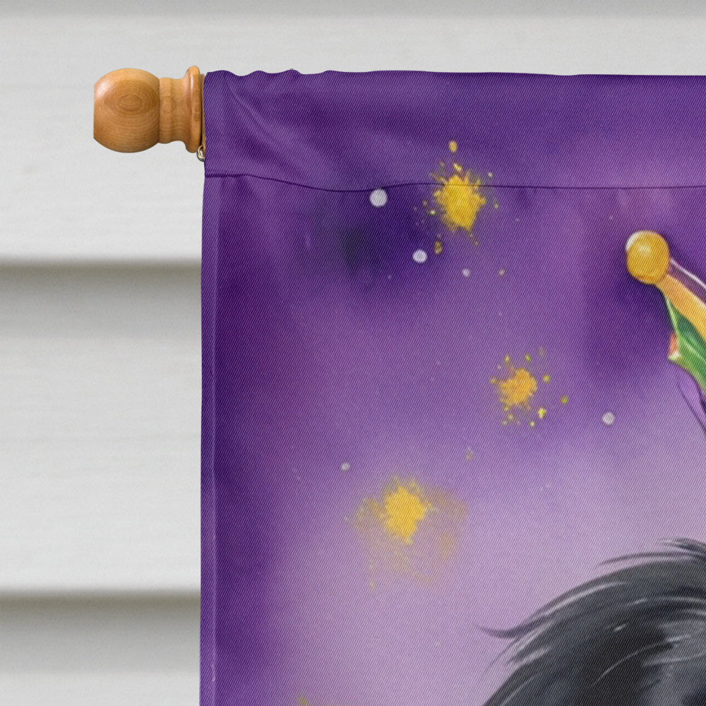 Japanese Chin King of Mardi Gras House Flag Image 3