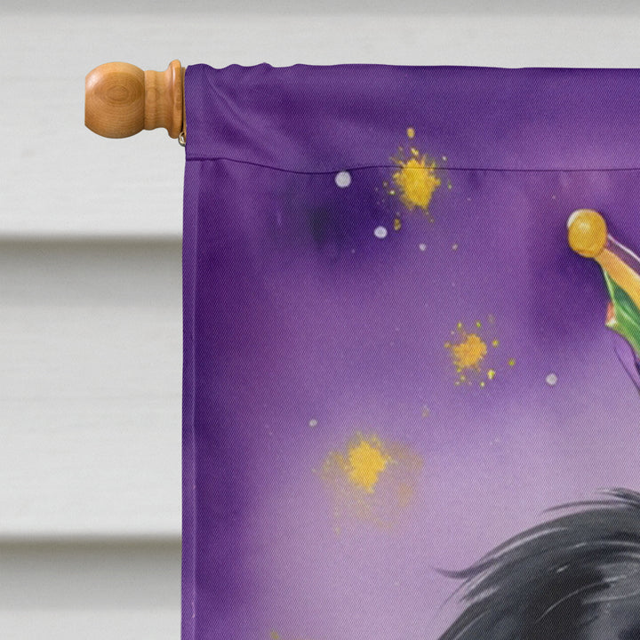 Japanese Chin King of Mardi Gras House Flag Image 3