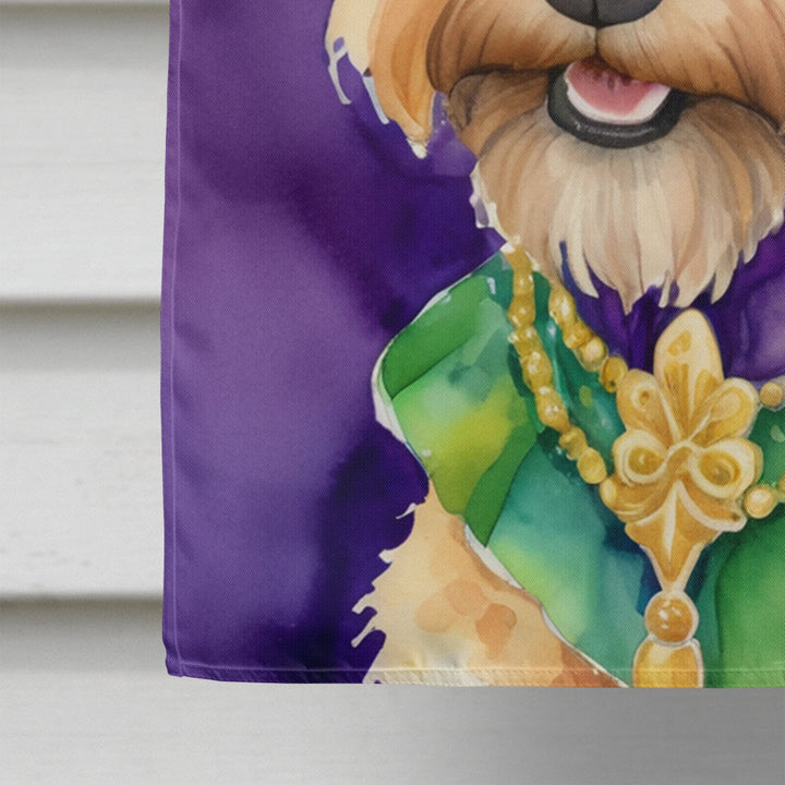 Lakeland Terrier King of Mardi Gras House Flag Image 4