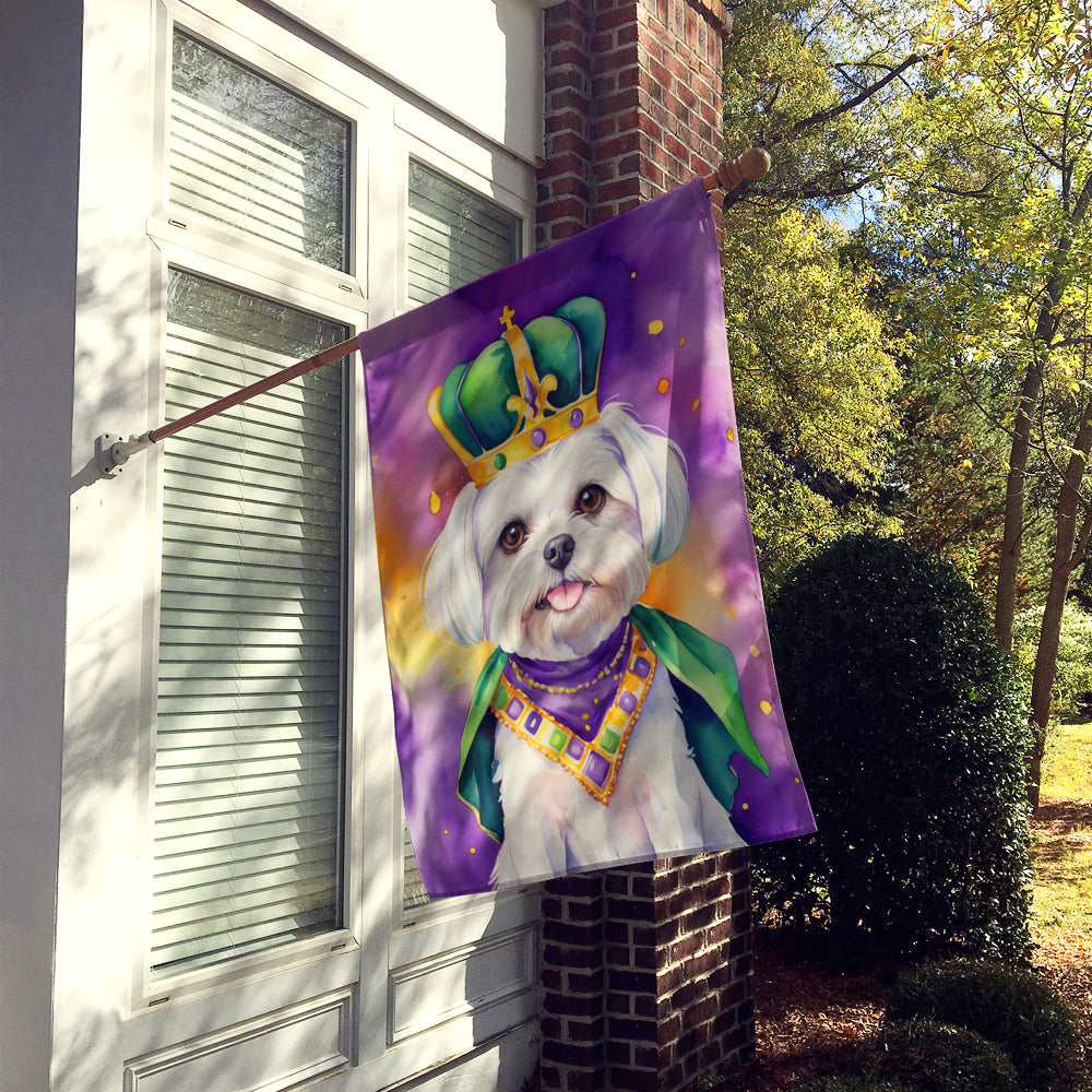 Maltese King of Mardi Gras House Flag Image 2