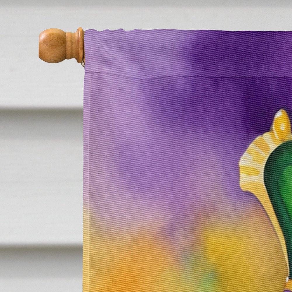 Maltipoo King of Mardi Gras House Flag Image 3