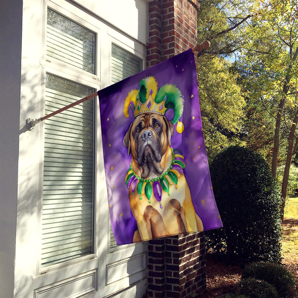 Mastiff King of Mardi Gras House Flag Image 2