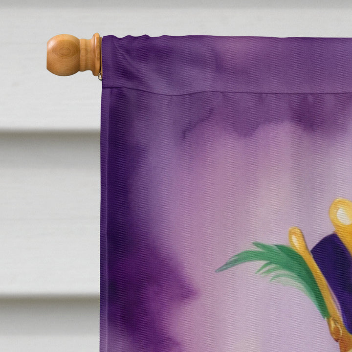 Nova Scotia Duck Tolling Retriever King of Mardi Gras House Flag Image 3