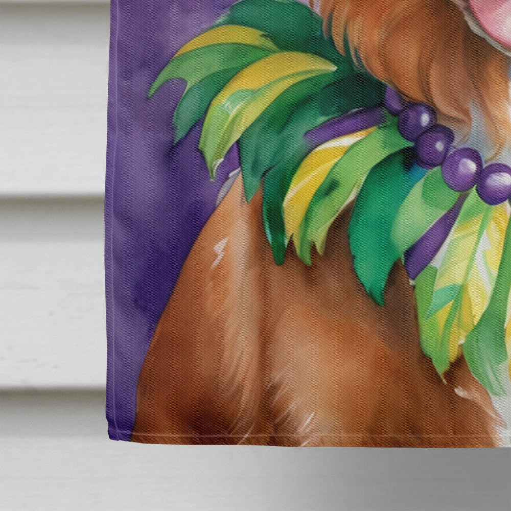 Nova Scotia Duck Tolling Retriever King of Mardi Gras House Flag Image 4