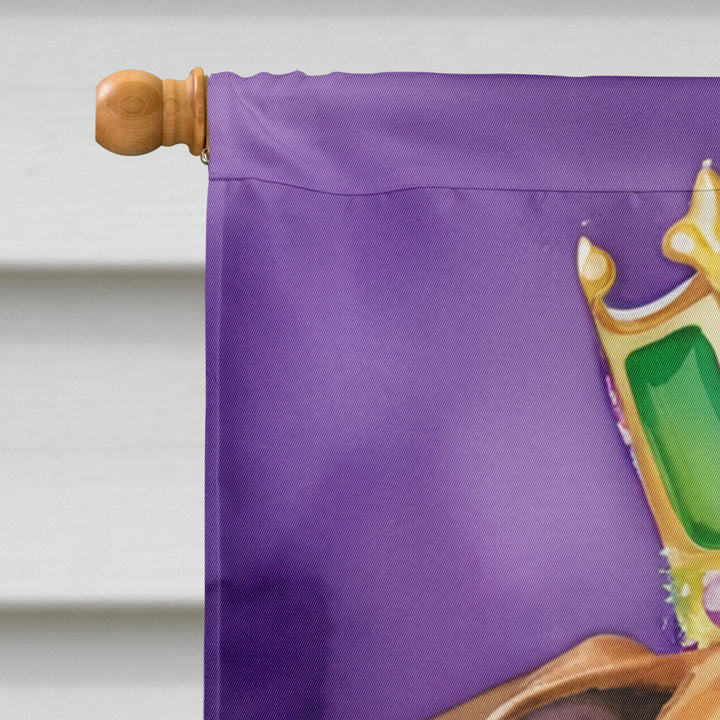 Rhodesian Ridgeback King of Mardi Gras House Flag Image 3