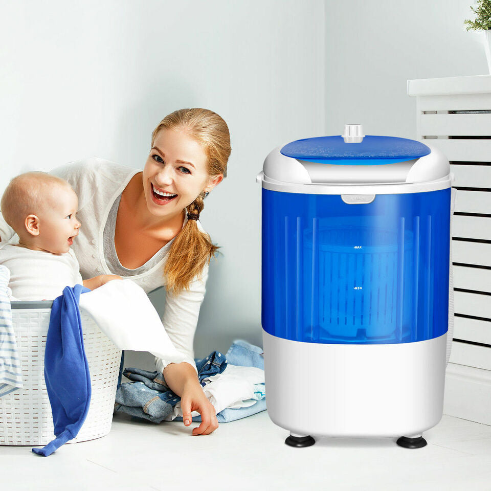 Costway Portable Mini Counter Top Washing Machine 5.5lbs Spin Basket Laundry Image 4