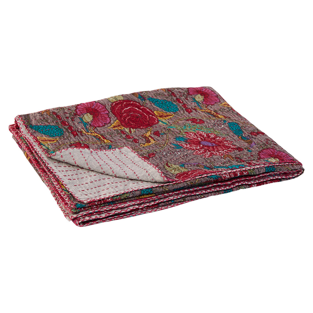 Taj Hotel Home Decor Kantha Cotton Throw | 1-Piece | 50"x70" | 13 Image 5