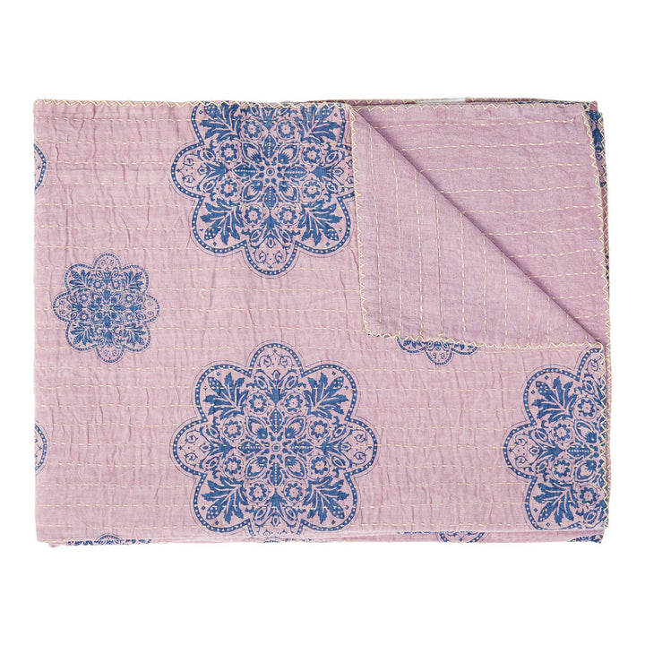 Taj Hotel Home Decor Kantha Cotton Throw | 1-Piece | 50"x70" | 13 Image 10