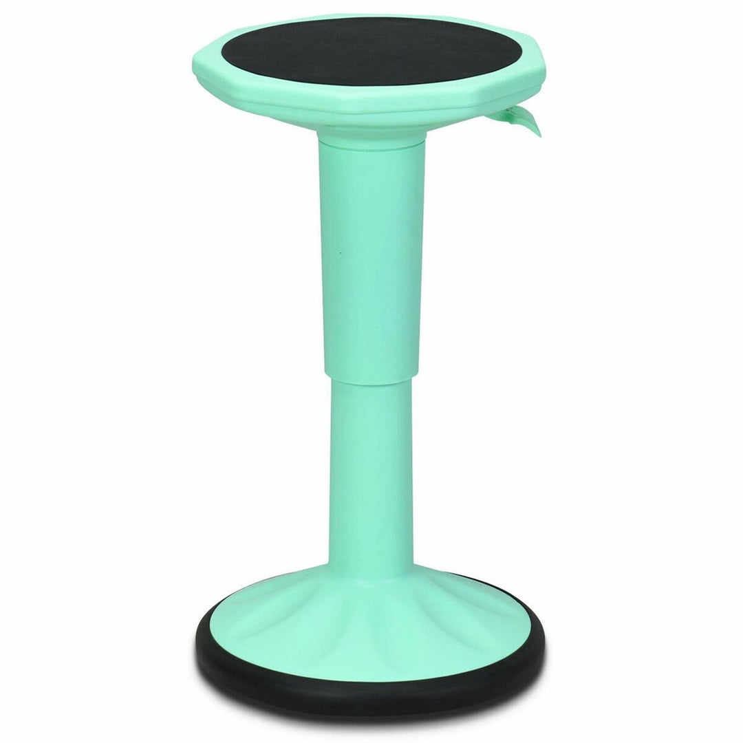 Wobble Chair Height Adjustable Active Learning Stool Sitting Home Office Green Backless Silicone Image 1