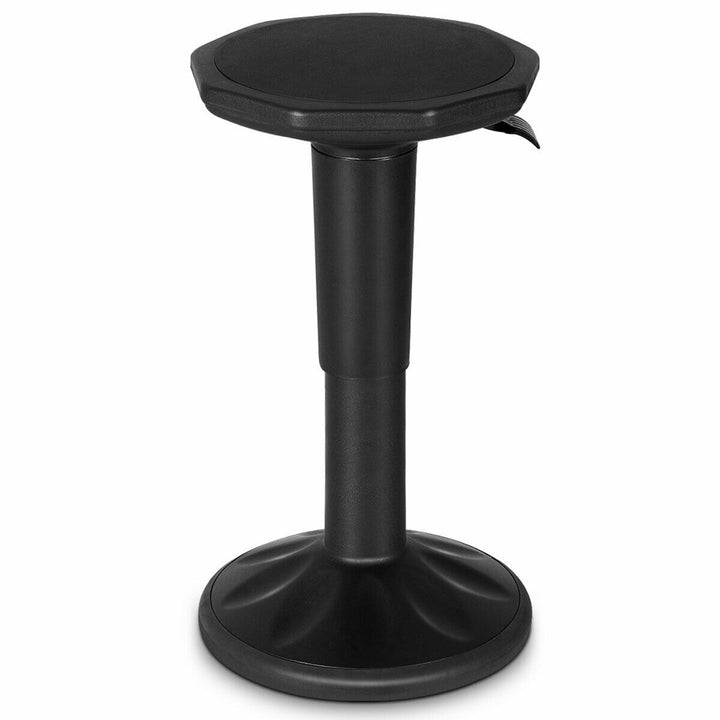 Wobble Chair Height Adjustable Active Learning Stool Sitting Home Office Black Image 1