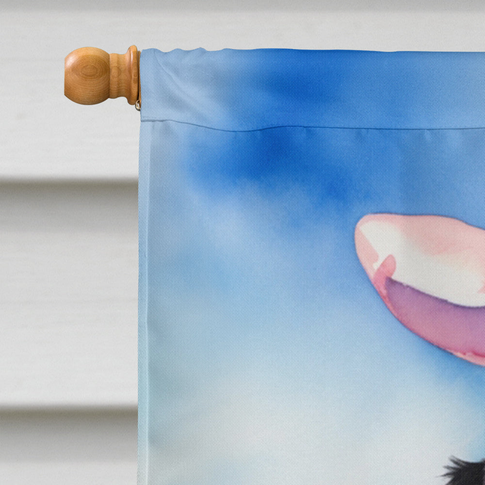 Dachshund Easter Egg Hunt House Flag Image 3