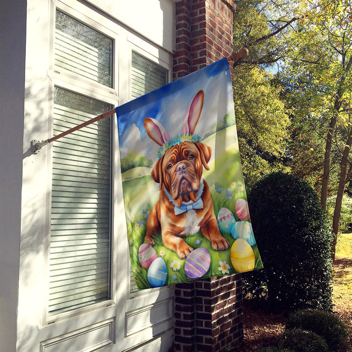 Dogue de Bordeaux Easter Egg Hunt House Flag Image 2