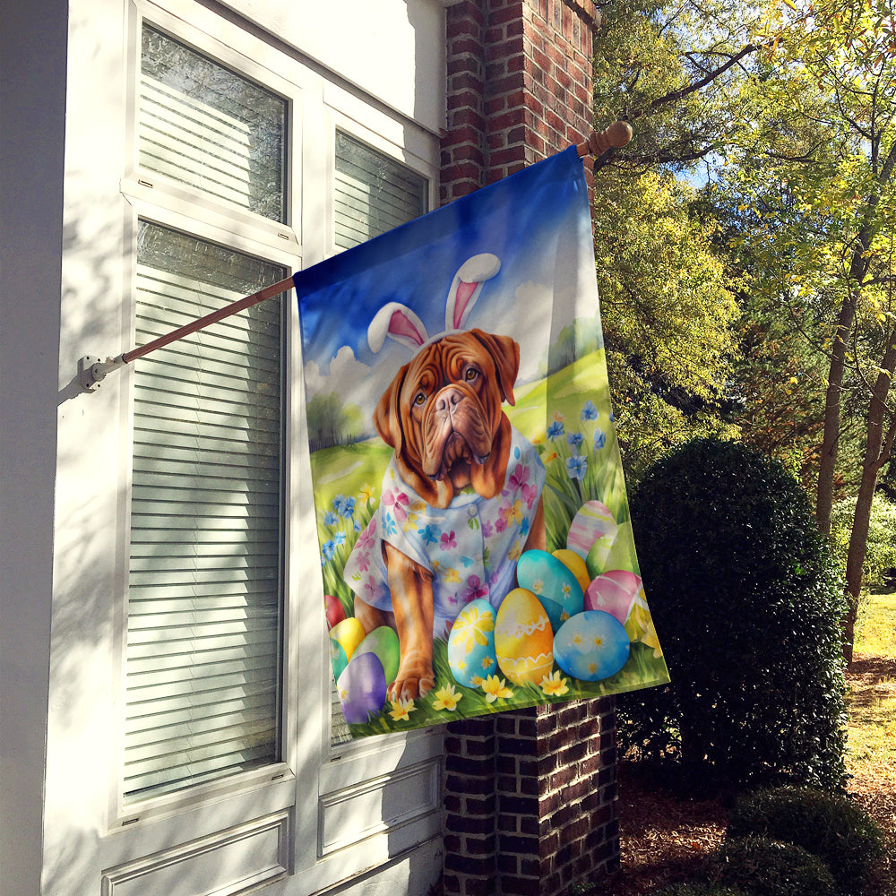 Dogue de Bordeaux Easter Egg Hunt House Flag Image 2