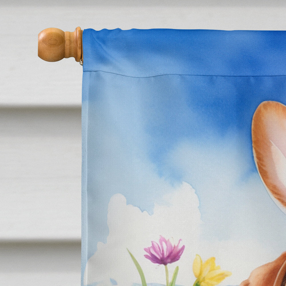 Dogue de Bordeaux Easter Egg Hunt House Flag Image 3