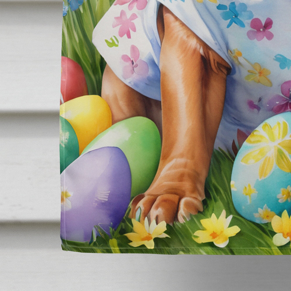 Dogue de Bordeaux Easter Egg Hunt House Flag Image 4