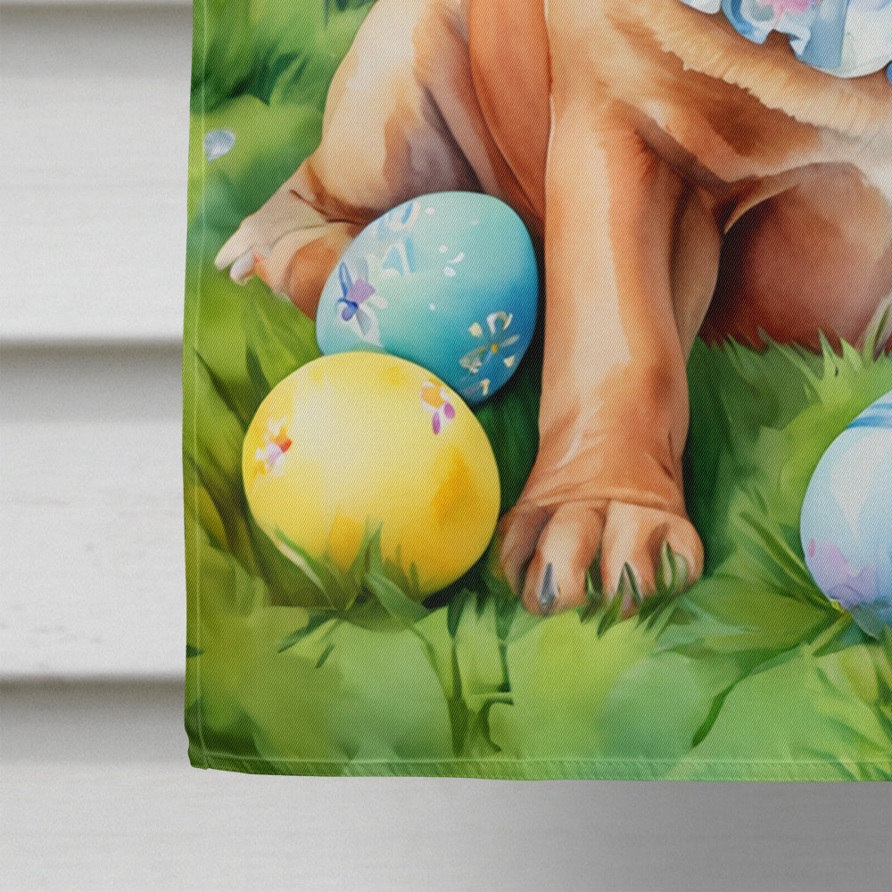 Dogue de Bordeaux Easter Egg Hunt House Flag Image 4