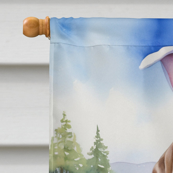 German Shorthaired Pointer Easter Egg Hunt House Flag Image 3