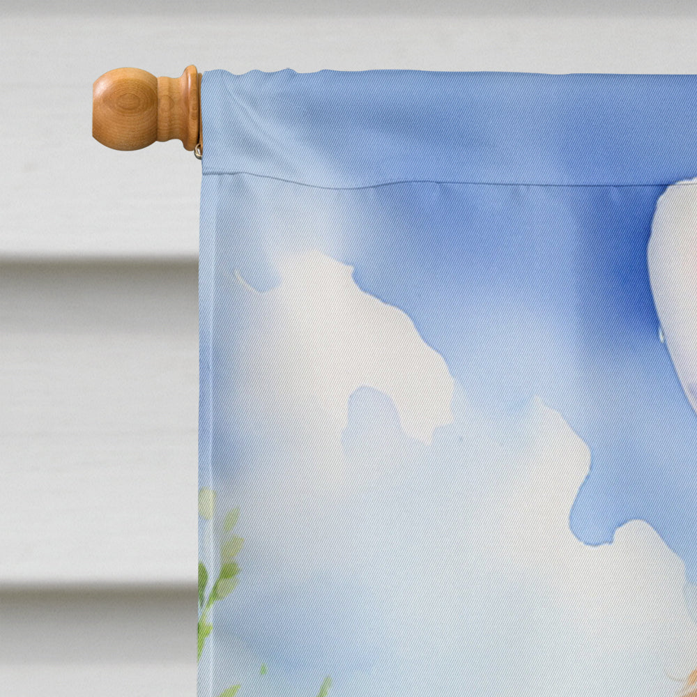 Goldendoodle Easter Egg Hunt House Flag Image 3