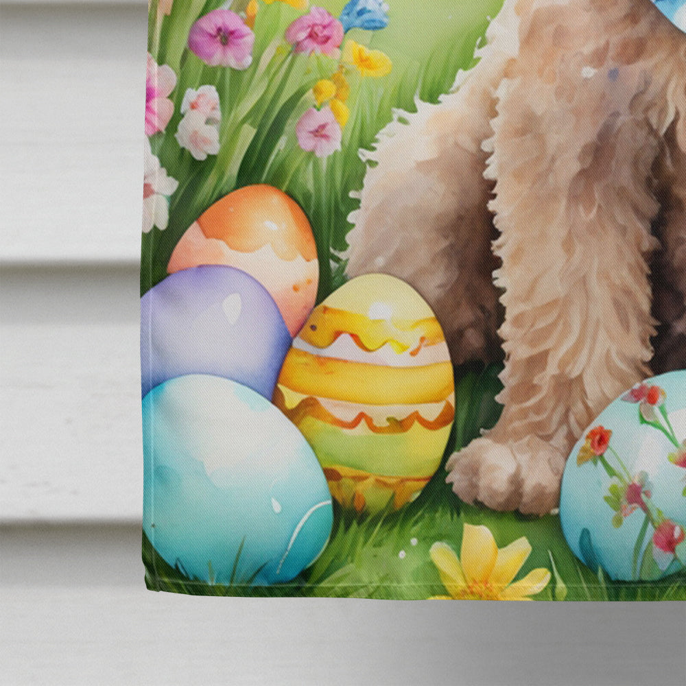 Goldendoodle Easter Egg Hunt House Flag Image 4