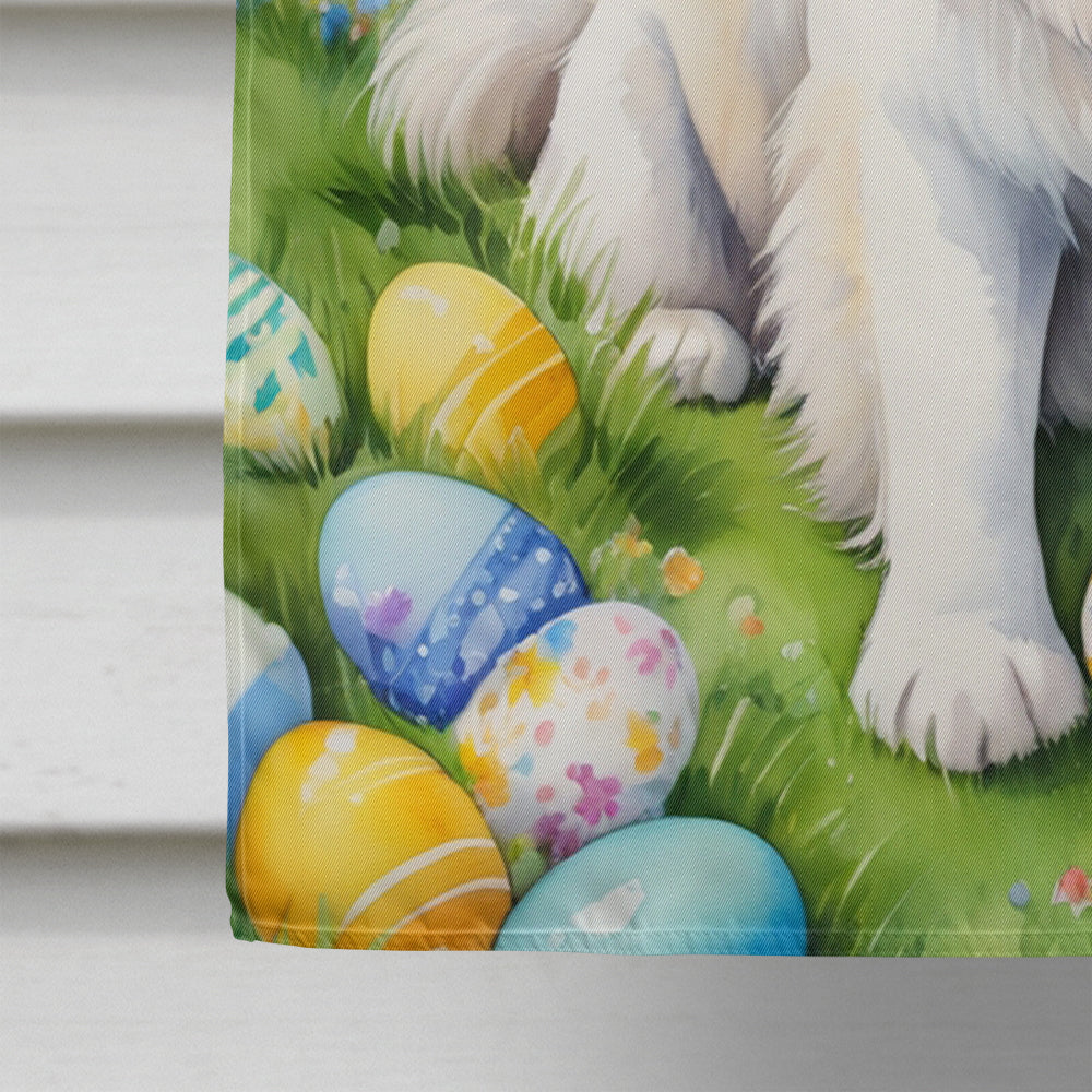 Great Pyrenees Easter Egg Hunt House Flag Image 4