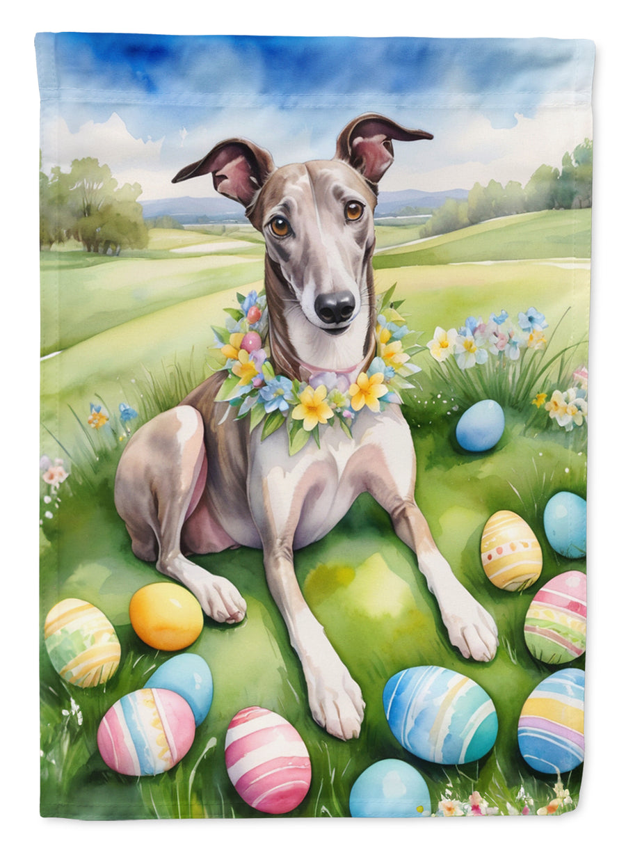 Greyhound Easter Egg Hunt House Flag Image 1