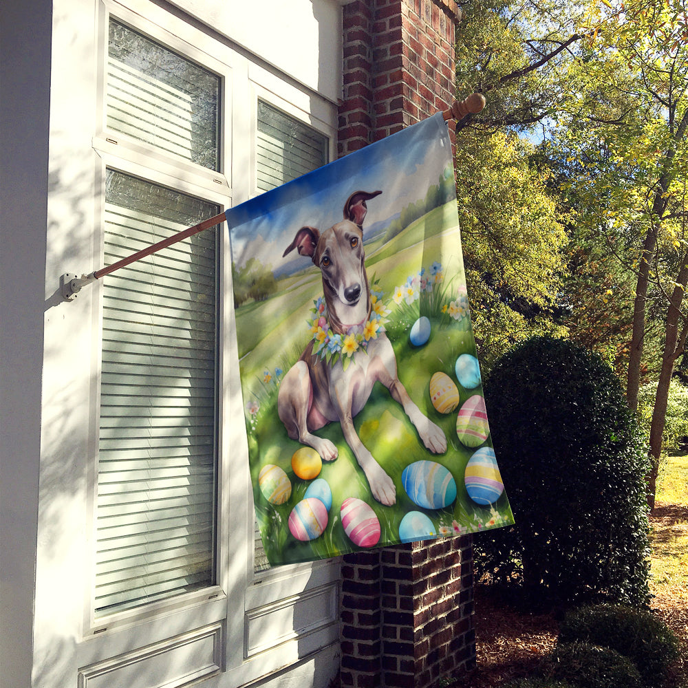 Greyhound Easter Egg Hunt House Flag Image 2