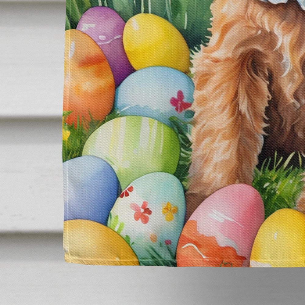 Irish Terrier Easter Egg Hunt House Flag Image 4