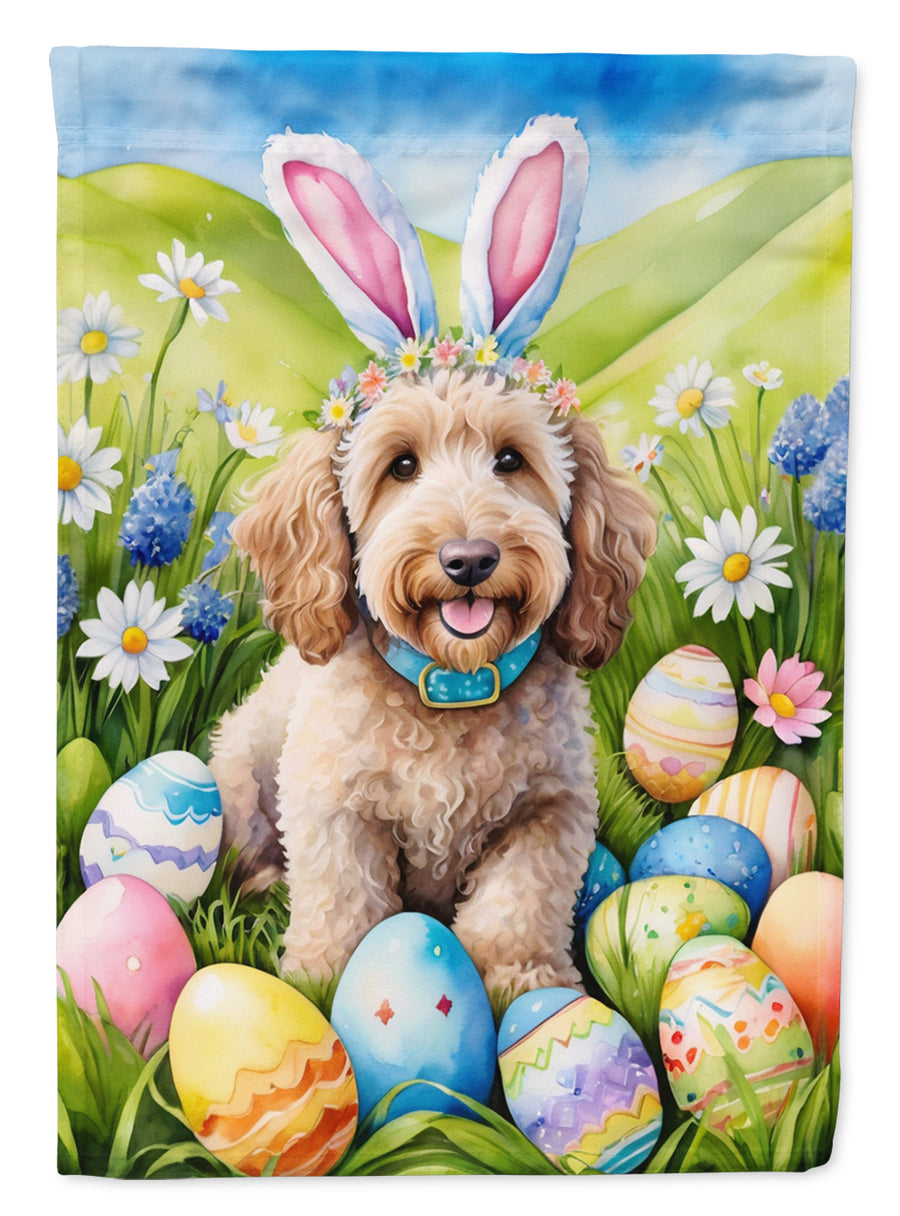 Labradoodle Easter Egg Hunt House Flag Image 1