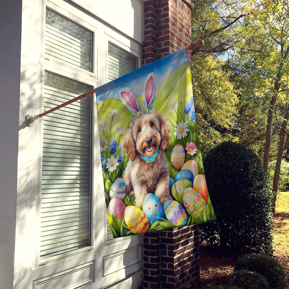 Labradoodle Easter Egg Hunt House Flag Image 2