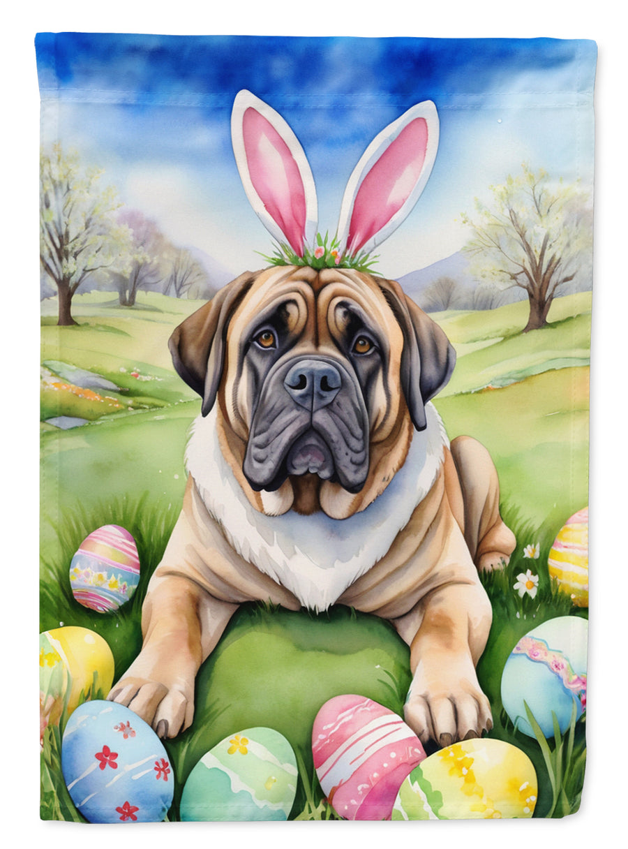 Mastiff Easter Egg Hunt House Flag Image 1