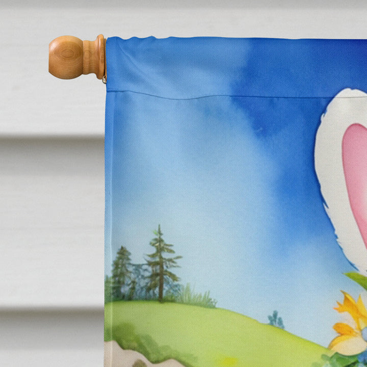 Portuguese Water Dog Easter Egg Hunt House Flag Image 3