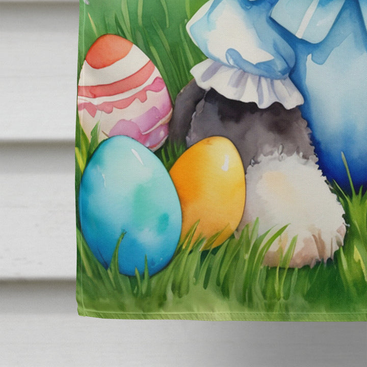 Portuguese Water Dog Easter Egg Hunt House Flag Image 4