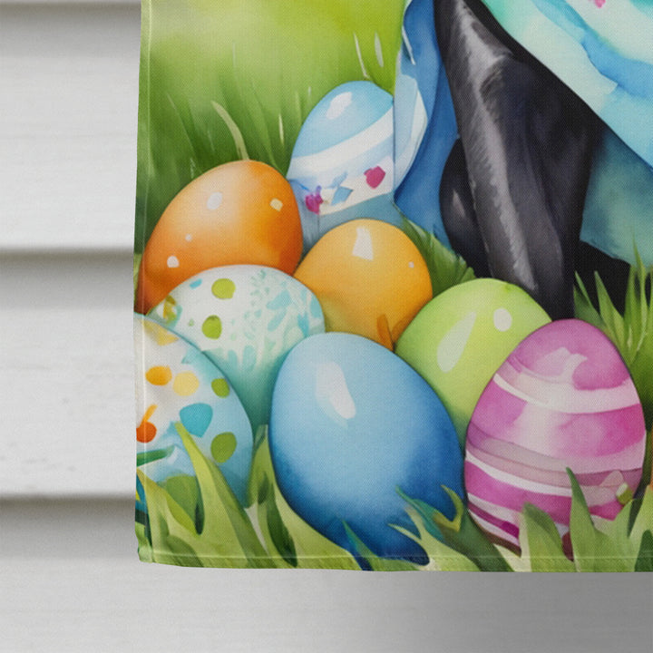 Pug Easter Egg Hunt House Flag Image 4