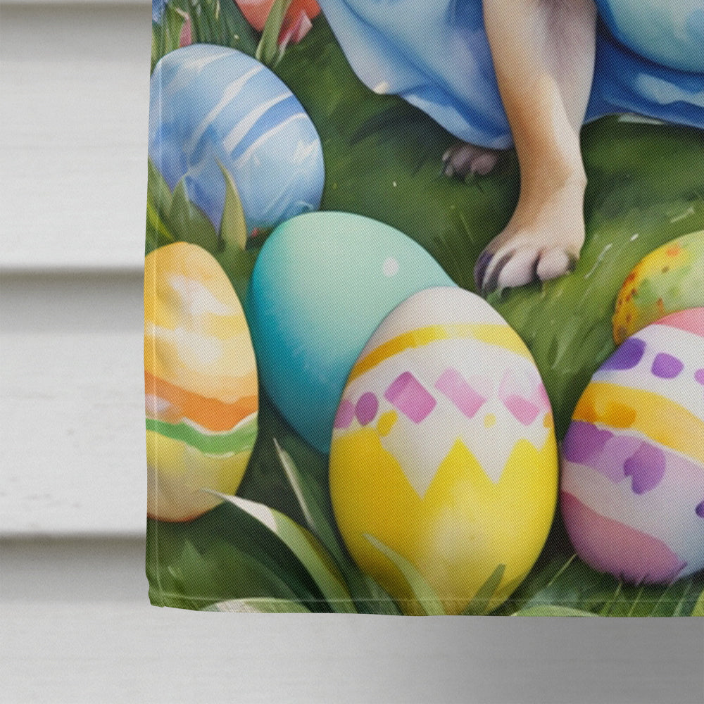 Pug Easter Egg Hunt House Flag Image 4