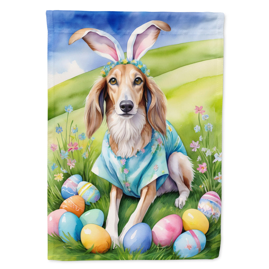 Saluki Easter Egg Hunt House Flag Image 1