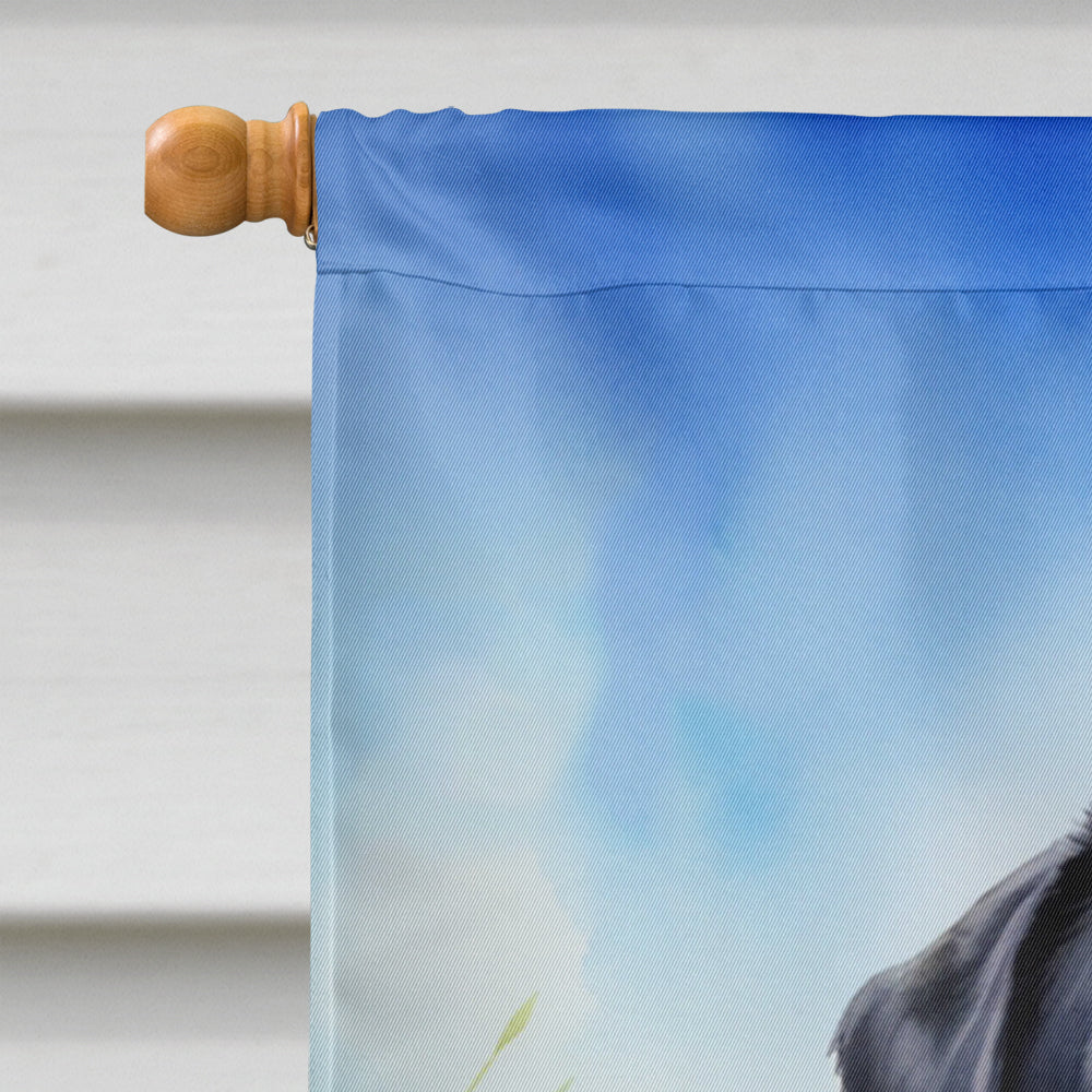 Rottweiler Easter Egg Hunt House Flag Image 3