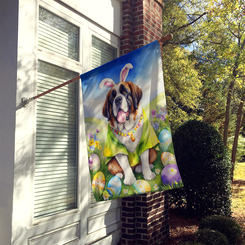 Saint Bernard Easter Egg Hunt House Flag Image 2