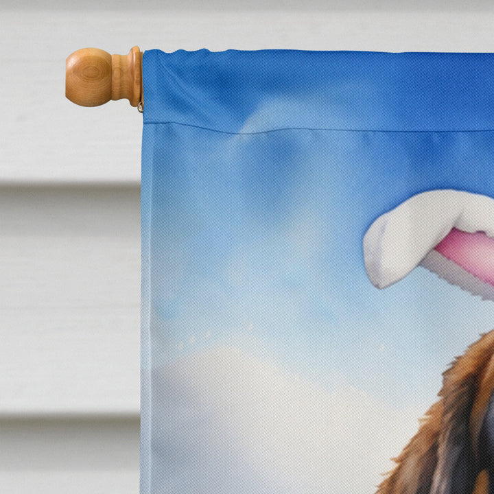 Saint Bernard Easter Egg Hunt House Flag Image 3