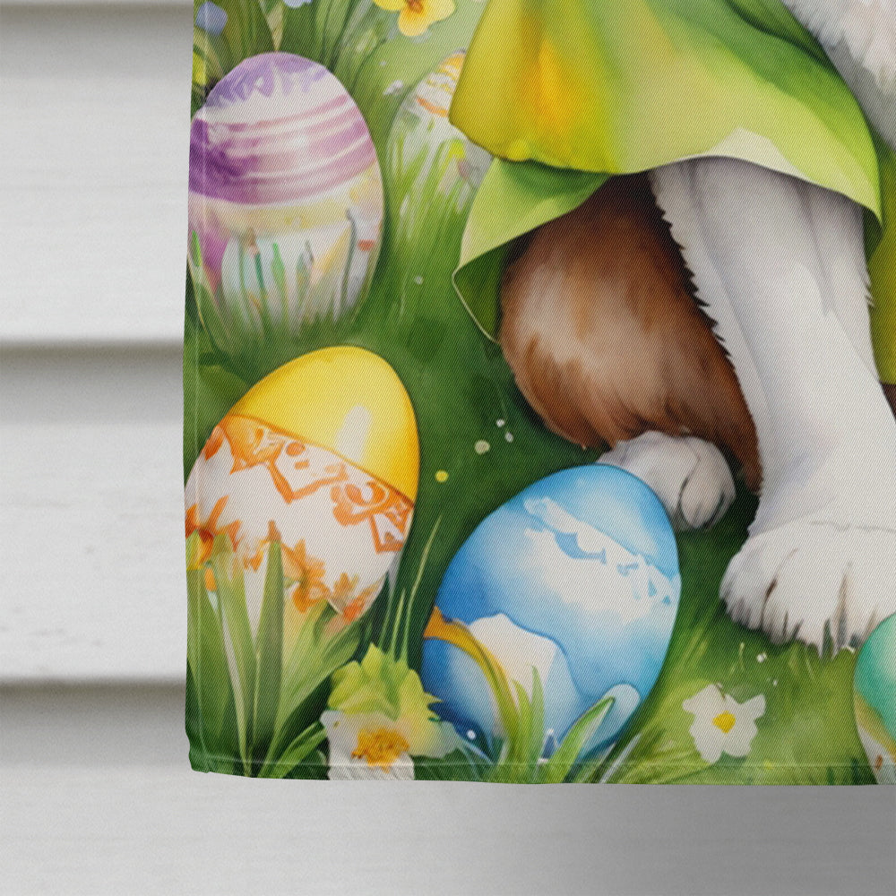 Saint Bernard Easter Egg Hunt House Flag Image 4